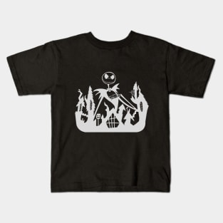 Jack Skelingtoon Silhouette Kids T-Shirt